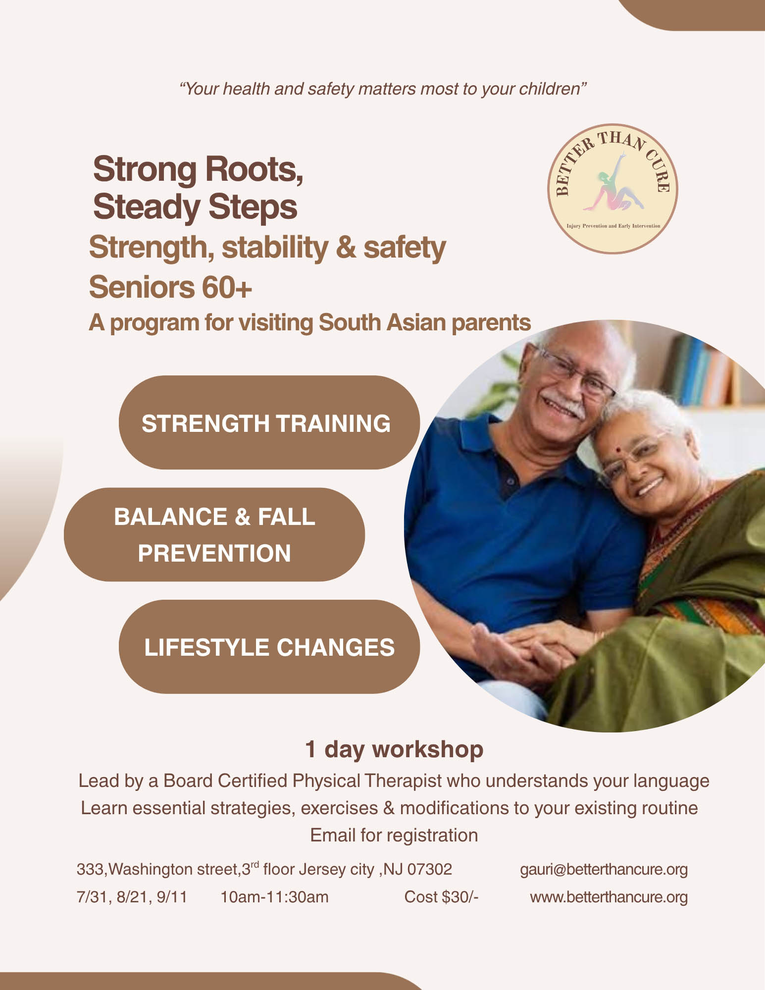Event Flyer - Seniors 60+